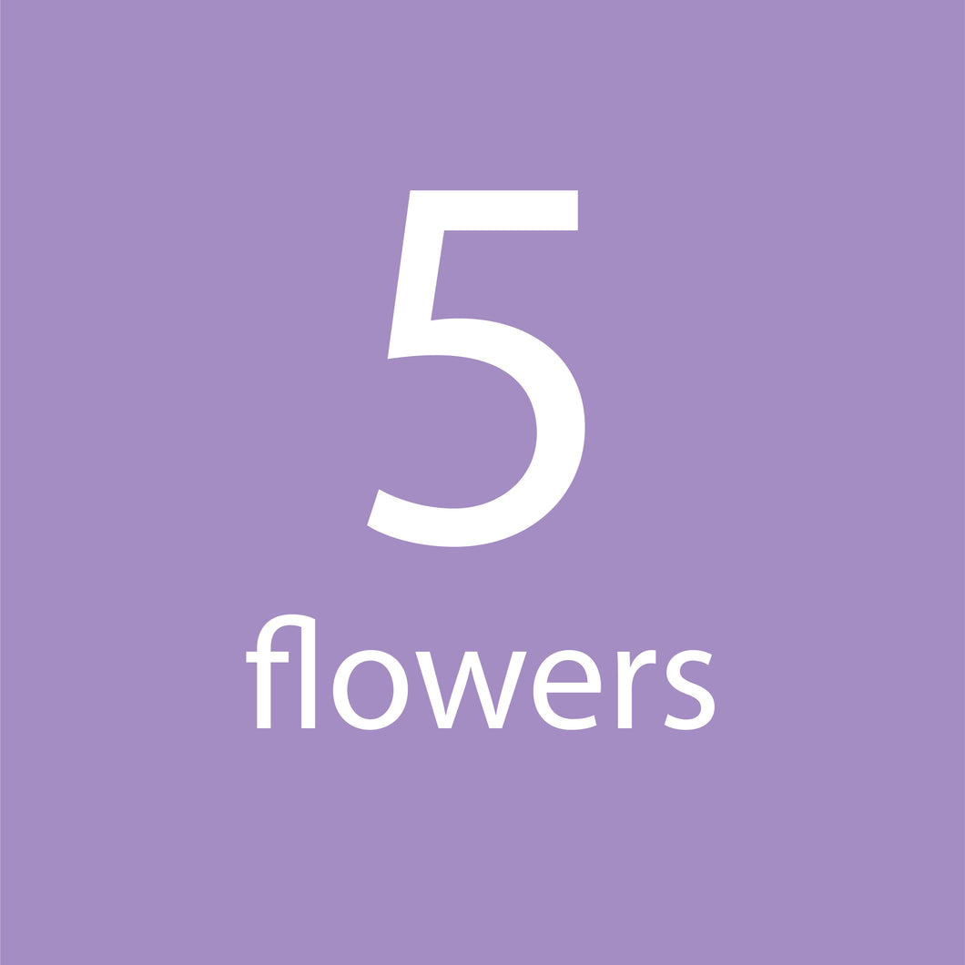 5 Flowers
